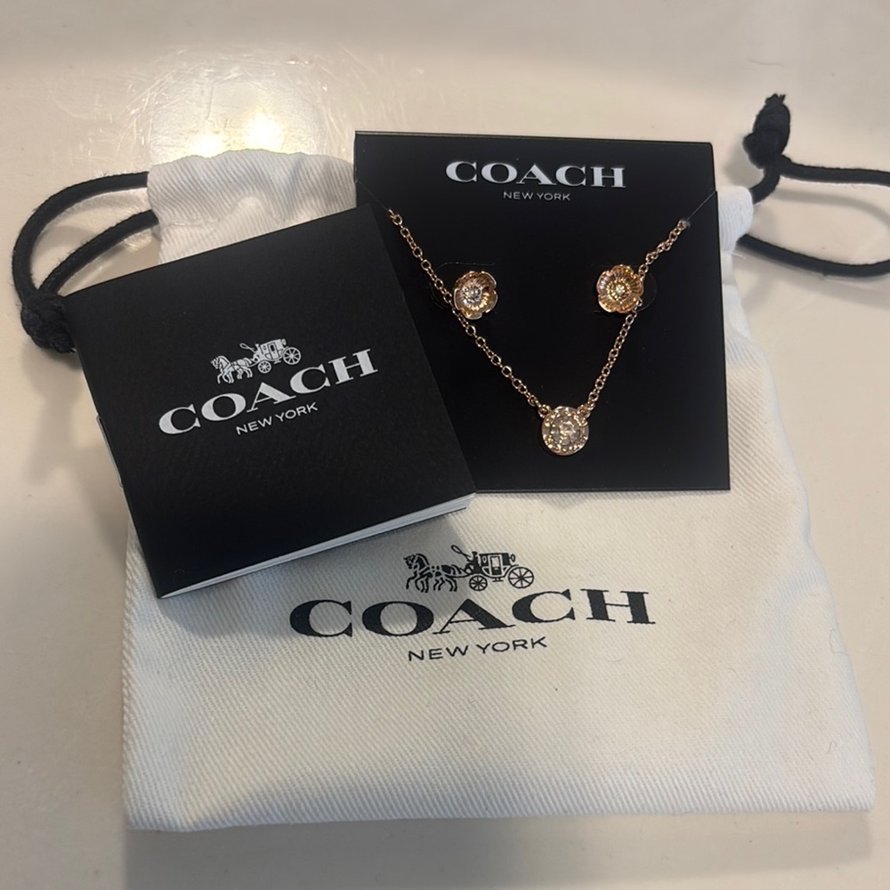 Coach Gold Necklace Timeless Elegance